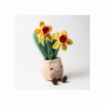 Jellycat Daffodil Pot Australia | 573620WMC